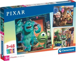 Puzzle Clementoni Disney Pixar 3×48 piezas