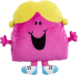 Cojín de felpa LITTLE MISS CHATTERBOX – gran amigo blandito para abrazar
