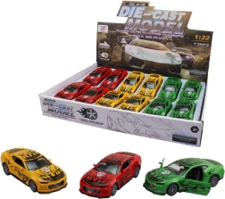 Cochecito de carreras metálico con puertas que se abren