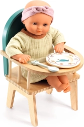Silla de madera para muñecas Djeco