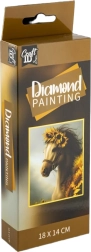 Pintura de diamantes Craft ID Caballo 14 × 18 cm