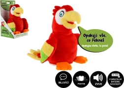 Loro Jaroušek repetidor de frases, juguete de peluche