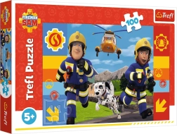Puzle de 100 piezas – siempre servicial BOMBERO SAM TREFL