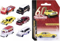 Coche metálico de aniversario Majorette 1:64 – 60 años, mix de modelos