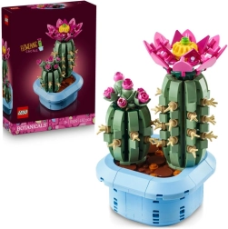 Cactus en flor LEGO Botanicals, set de construcción decorativo