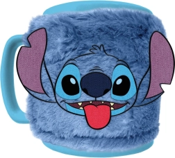 Taza de Stitch con funda de peluche desmontable 440 ml