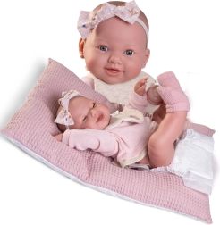Muñeca bebé realista con cuerpo de vinilo suave