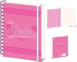Bloc de anillas A5 BARBIE (Malibu) – con líneas