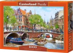 Puzzle Castorland Canales de Ámsterdam de 1000 piezas
