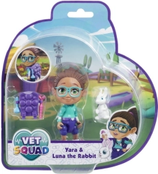 Muñeca Yara y el conejito Luna – SUPER VET SQUAD de Goliath Games