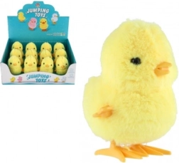 Pollito de plástico saltarín de cuerda