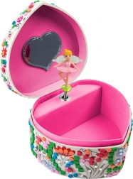 Caja musical de mosaico 3D – corazón