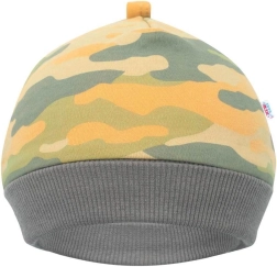 Gorrito para bebé New Baby With Love color mostaza