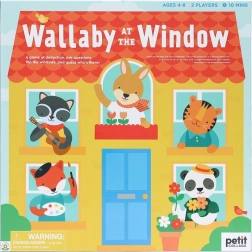 Juego infantil deductivo Wallaby en la ventana de Petit Collage