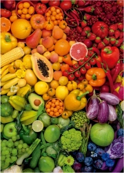 Educa Puzzle Vitaminas de colores 1000 piezas