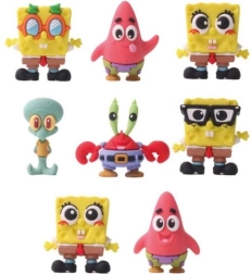 Spongebob Buddies figura 3D de PVC
