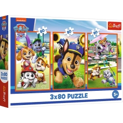 Puzzle 3x80 Patrulla Canina
