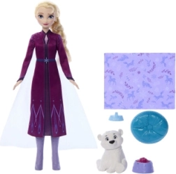 Muñeca Elsa de Disney Frozen con osito polar