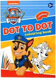 Cuadernos para colorear y completar PAW PATROL A4 con pegatinas
