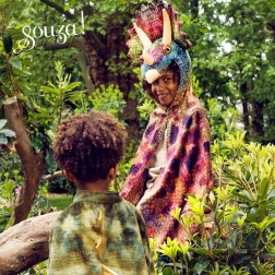 Souza! disfraz infantil capa de dinosaurio triceratops 4–7 años