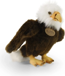 Águila de peluche de pie 24 cm ecológica