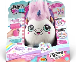 Set creativo con aerógrafo electrónico: princesa y unicornio de peluche