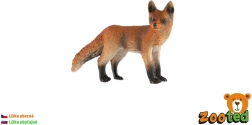 Figura de zorro rojo Zooted de 9 cm