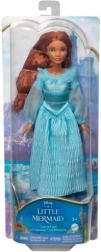 Disney La Sirenita Ariel muñeca fashion en tierra con característico vestido azul – Ariel
