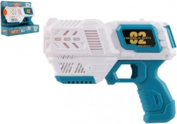 Pistola de pompas con recambio 19 cm