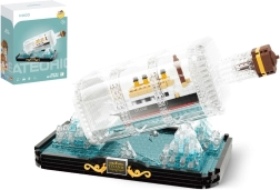 Set de construcción KOCO Titanic en una botella - 918 piezas