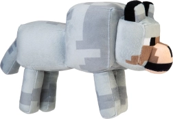 Peluche de lobo de Minecraft 28 cm
