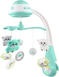 Carrusel para cuna con proyector de luz Baby Mix menta mate