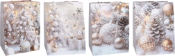 Bolsa de regalo M 26 × 32 × 10 cm – Navidad
