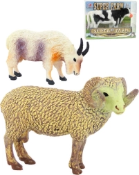 Figura de plástico de animal de granja 8 cm - 1 pieza