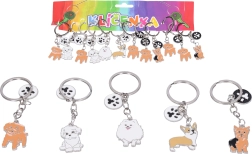 Llavero con huella de perro