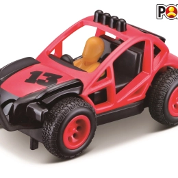 Polistil Desert Rally modelo rojo 1:43 para pistas de coches