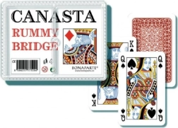 Juego de cartas Canasta en caja de plástico