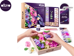 OKTO Inspiration set creativo de modelado DIY de flores en marco de madera