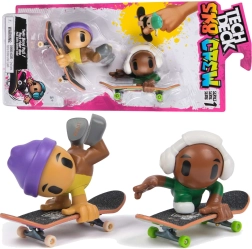 Tech Deck Sk8 Crew – set de 2 fingerboards y 2 figuras, serie 1