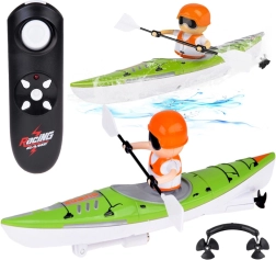 Kayak RC iluminado con remero para niños