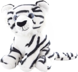 Tigre blanco de peluche 18 cm