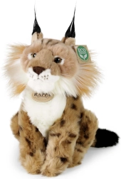 Lince de peluche sentado 23 cm ecológico