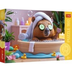 Puzzle Trefl capibara y spa 160 piezas