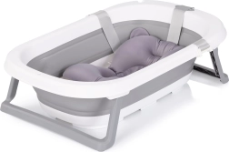 Bañera infantil plegable con colchoneta Grey