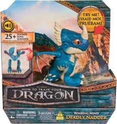 Cómo entrenar a tu dragón mini dragón con sonidos y movimiento Nadder mortal