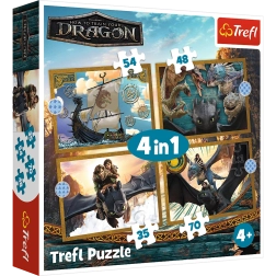 Puzle Días de dragón - 4 en 1