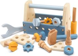 Juego de herramientas de madera para pequeños manitas