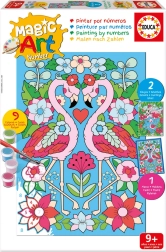 Educa pintura por números – flamencos