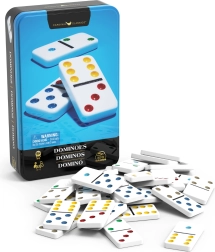 Dominó Spin Master en lata