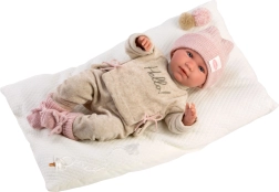 Muñeca bebé realista parlante Llorens New Born de 42 cm